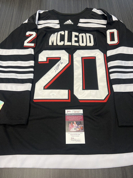 Michael McLeod Signed New Jersey Devils Jersey JSA COA