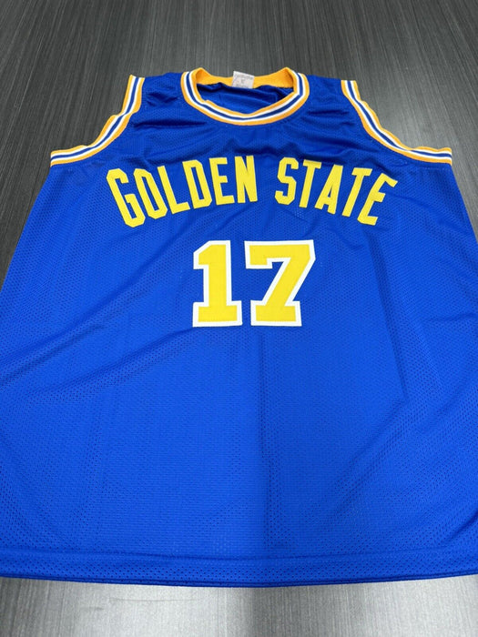 Chris Mullin Signed Golden State Warriors Custom Jersey JSA COA