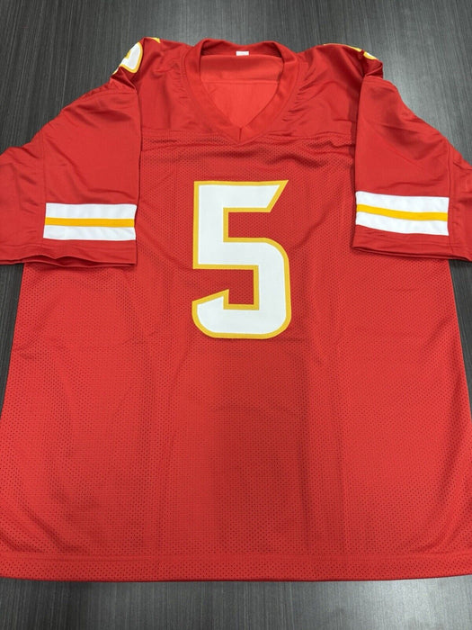 Marquise Hollywood Brown Signed Kansas City Chiefs Custom Jersey JSA COA