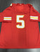 Marquise Hollywood Brown Signed Kansas City Chiefs Custom Jersey JSA COA