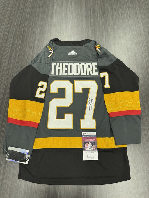 Shea Theodore Signed Las Vegas Golden Knights Jersey JSA COA