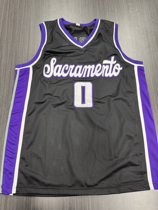 Malik Monk Signed Sacramento Kings Custom Jersey Beckett COA