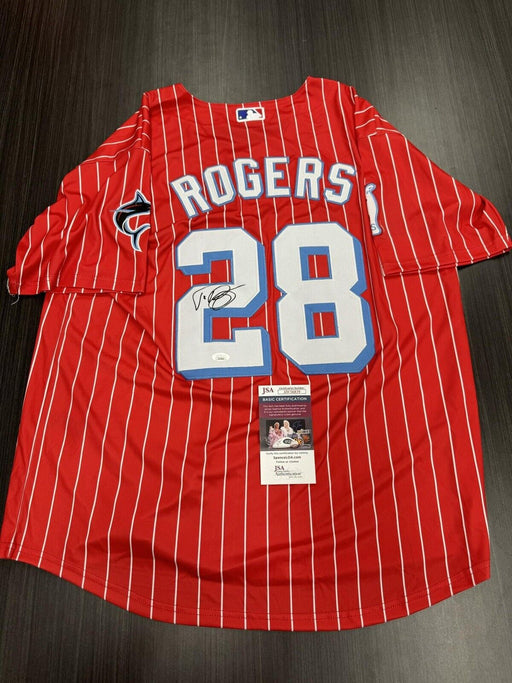 Trevor Rodgers Signed Miami Marlins Jersey JSA COA