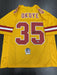 Christian Okoye Signed Kansas City Chiefs Custom Jersey Beckett COA
