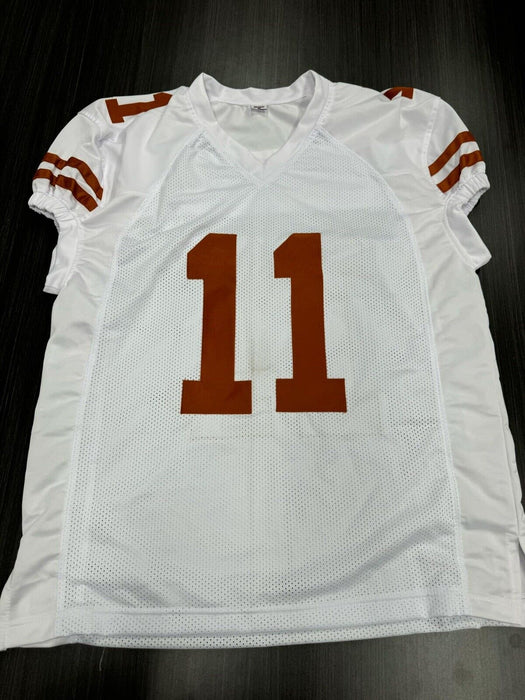 PJ Locke Signed Texas Longhorns Custom Jersey JSA COA