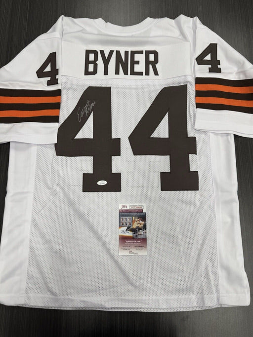Earnest Byner Signed Cleveland Browns Custom Jersey JSA COA