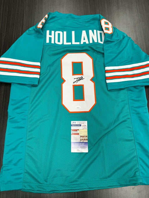 Jevon Holland Signed Miami Dolphins Custom Jersey JSA COA