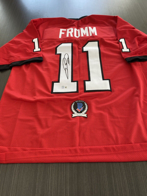 Jake Fromm Signed Custom Georgia Bulldogs Jersey Beckett COA