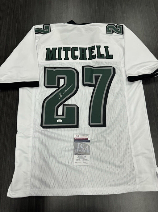 Quinyon Mitchell Signed Philadelphia Eagles Custom Jersey JSA COA