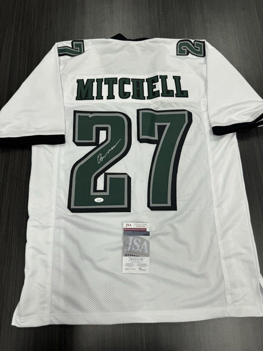 Quinyon Mitchell Signed Philadelphia Eagles Custom Jersey JSA COA