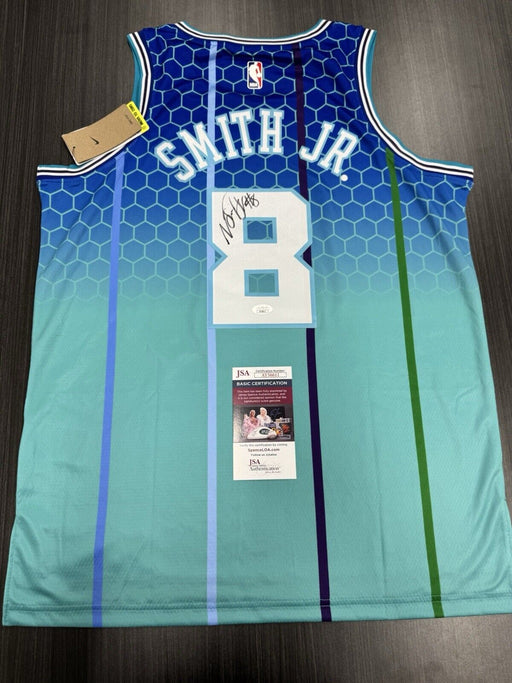 Nick Smith Jr Signed Charlotte Hornets Jersey JSA COA