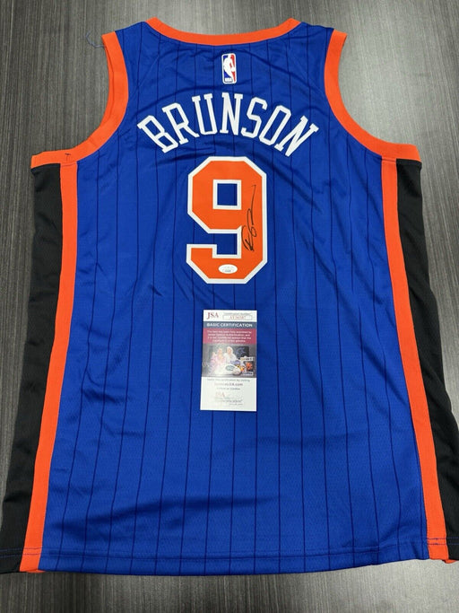 Rick Brunson Signed New York Knicks Jersey JSA COA