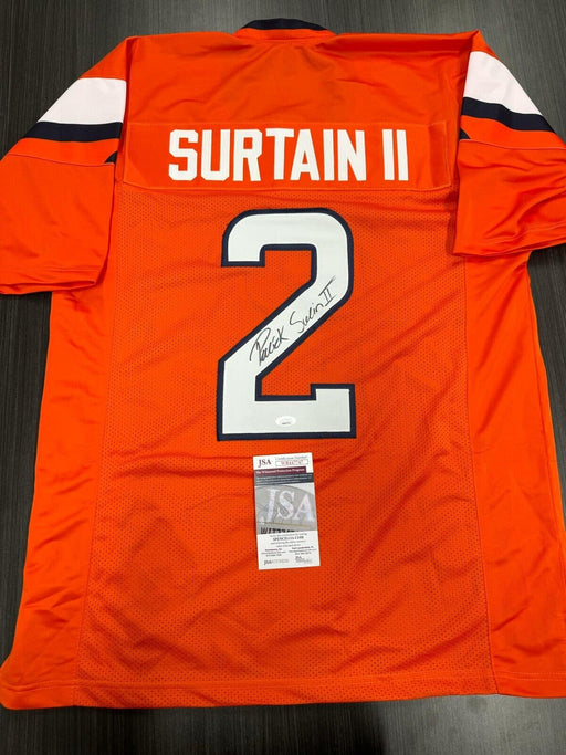 Patrick Surtain Signed Denver Broncos Custom Jersey JSA COA