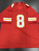 Justyn Ross Signed Kansas City Chiefs Custom Jersey Beckett COA