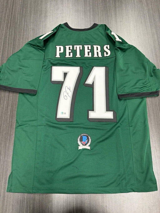 Jason Peters Signed Philadelphia Eagles Custom Jersey Beckett COA