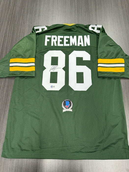 Antonio Freeman Signed Green Bay Packers  Custom Jersey Beckett COA