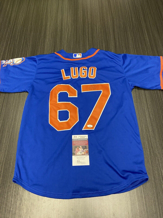 Seth Lugo New York Mets Autographed Custom Jersey JSA