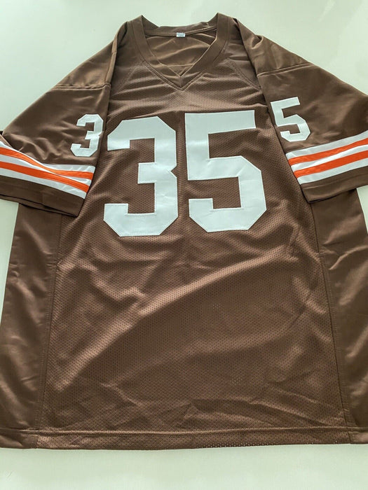 Jerome Harrison Cleveland Browns Autographed Custom Jersey Playball Ink