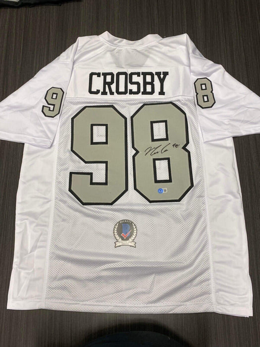 Maxx Crosby Las Vegas Raiders Autographed Custom Jersey Beckett