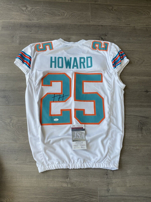 Xavien Howard Miami Dolphins Autographed Custom Game Cut Jersey JSA