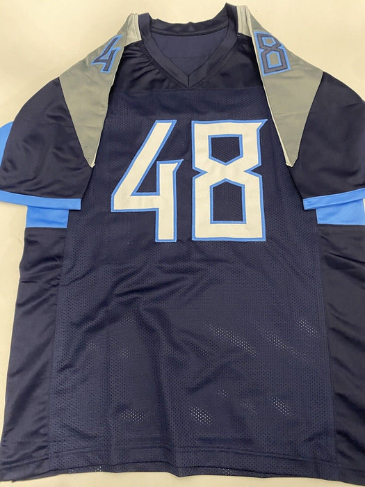 Bud Dupree Tennessee Titans Autographed Custom Jersey Beckett