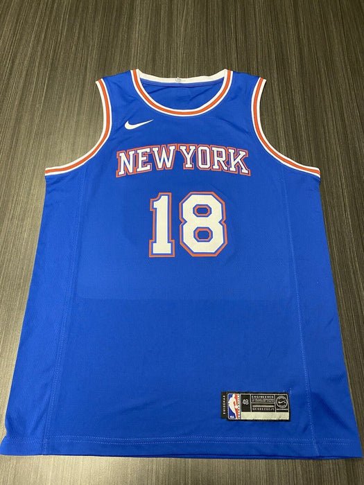 Alec Burks New York Knicks Autographed Custom Jersey JSA