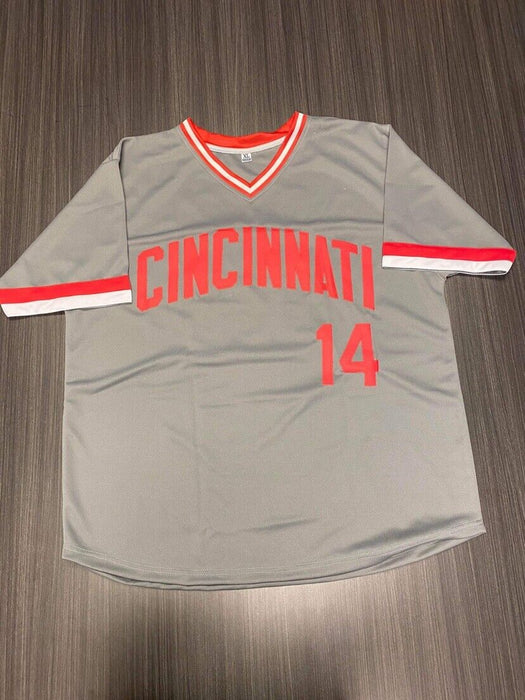 Pete Rose Cincinnati Reds Autographed Custom Jersey Fiterman