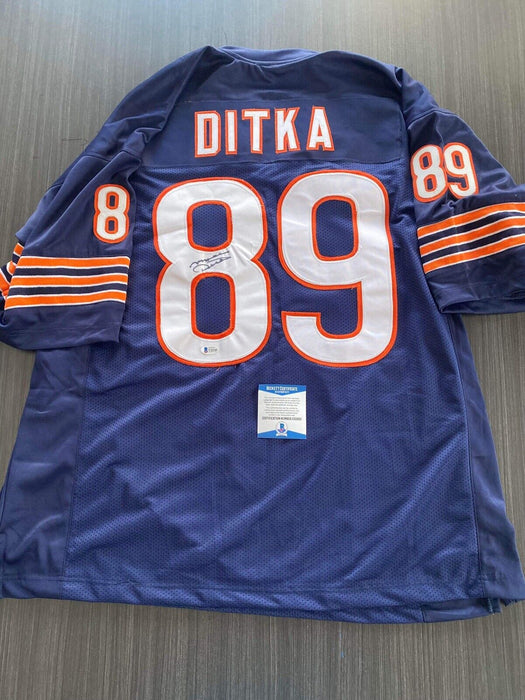 Mike Ditka Chicago Bears Autographed Custom Jersey Beckett