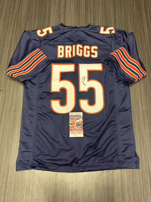 Lance Briggs Chicago Bears Autographed Custom Jersey JSA