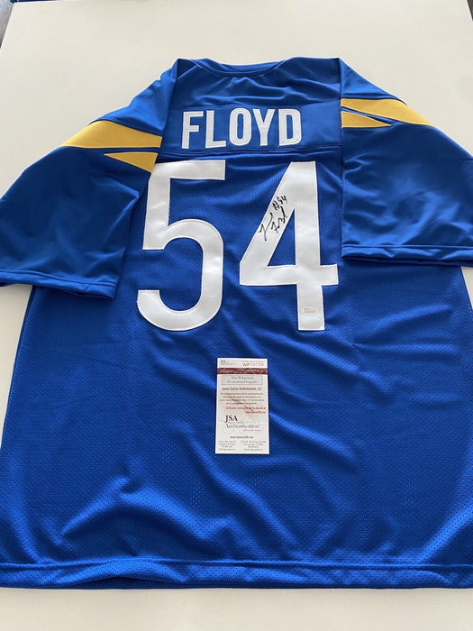 Leonard Floyd Los Angeles Rams Autographed Custom Jersey JSA