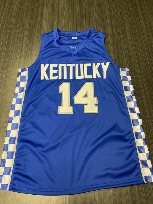 Tyler Herro Kentucky Wildcats Autographed Custom Jersey Beckett