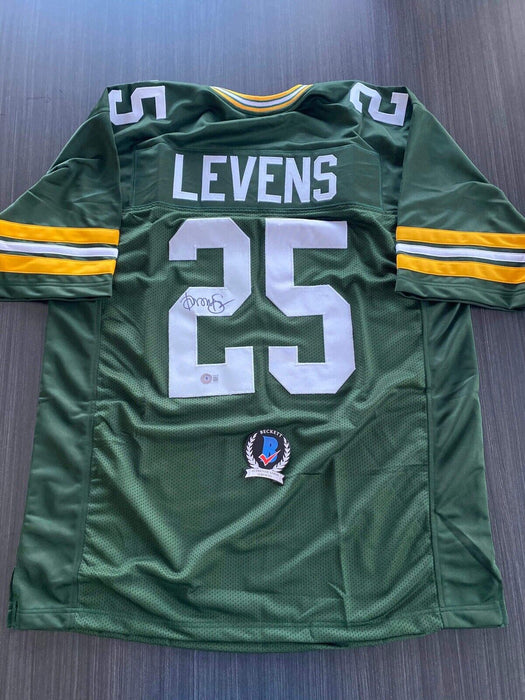 Dorsey Levens Green Bay Packers Autographed Custom Jersey Beckett