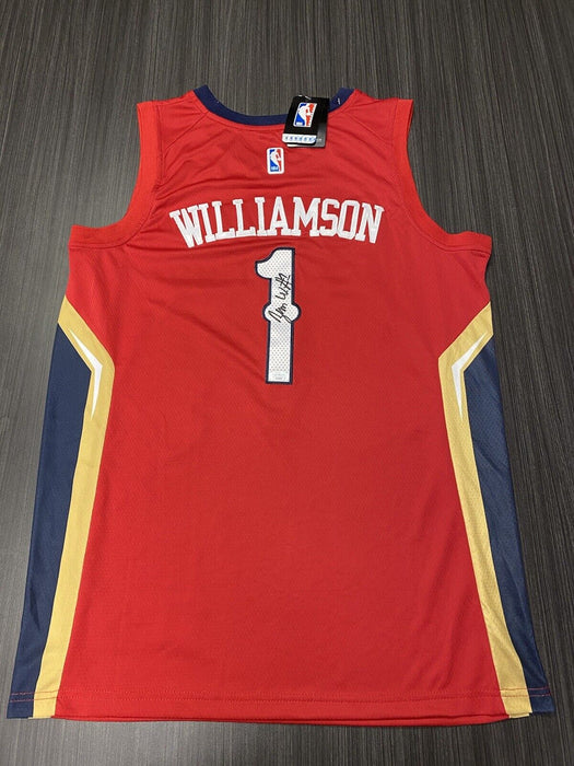 Zion Williamson New Orleans Pelicans Autographed Custom Jersey JSA