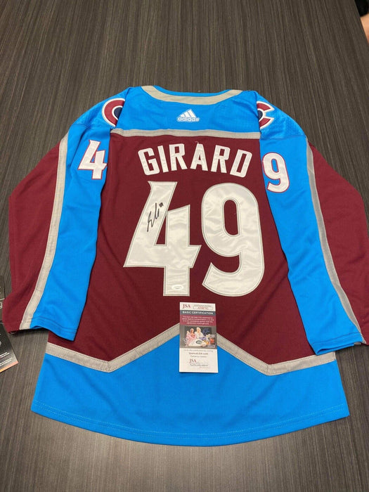 Sam Girard Colorado Avalanche Autographed Custom Jersey JSA