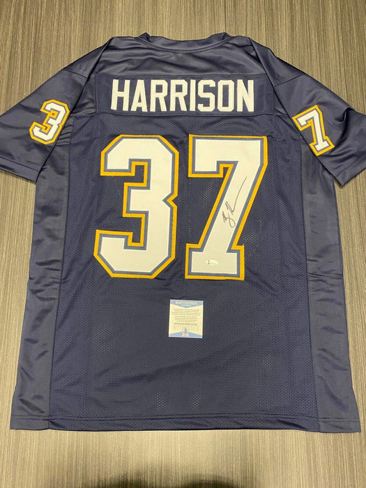 Rodney Harrison Los Angeles Chargers Autographed Custom Jersey Beckett