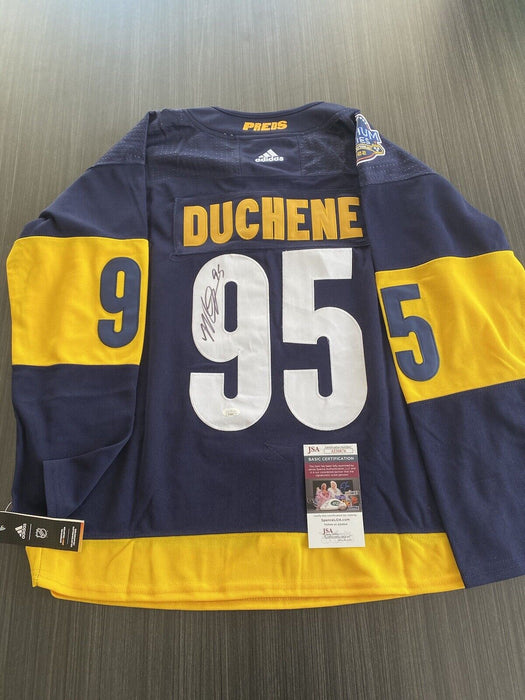 Matt Duchene Nashville Predators Autographed Custom Jersey JSA