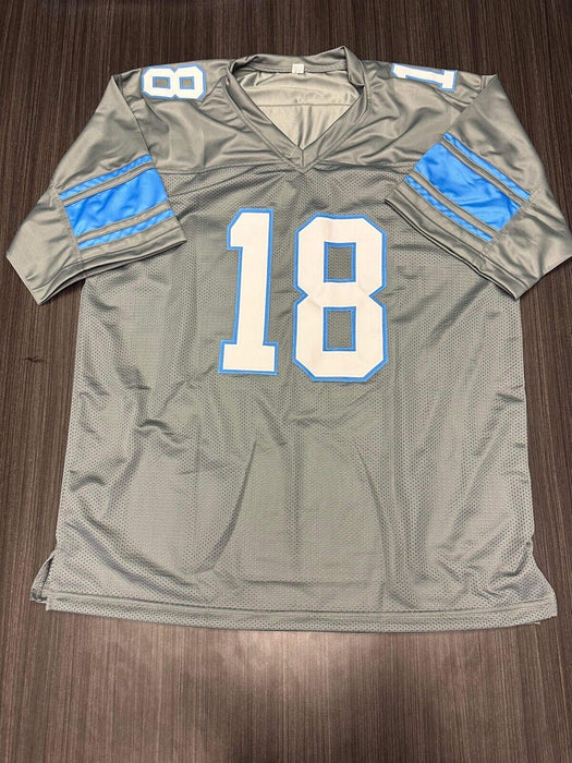 Jameson Williams Detroit Lions Autographed Custom Jersey JSA