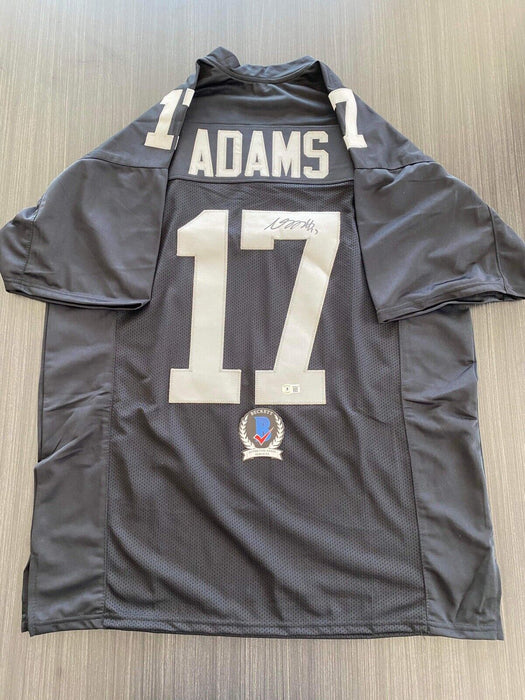 Davante Adams Las Vegas Raiders Autographed Custom Jersey Beckett