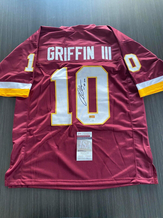 Robert Griffin III Washington Redskins Autographed Custom Jersey JSA