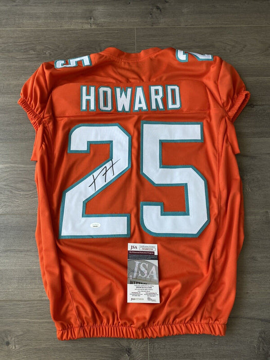 Xavien Howard Miami Dolphins Autographed Custom Game Cut Jersey JSA