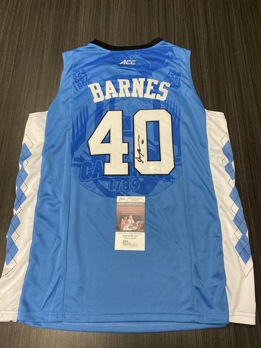 Harrison Barnes North Carolina Tar Heels Autographed Custom Jersey JSA