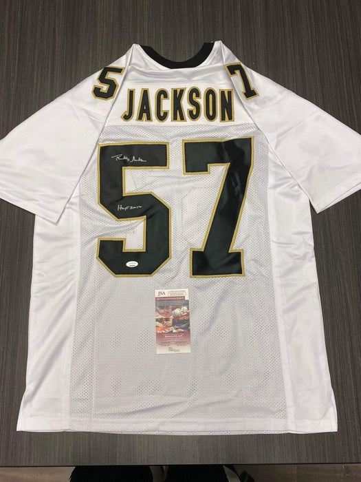 Ricky Jackson New Orleans Saints Autographed Custom Jersey JSA Inscribed