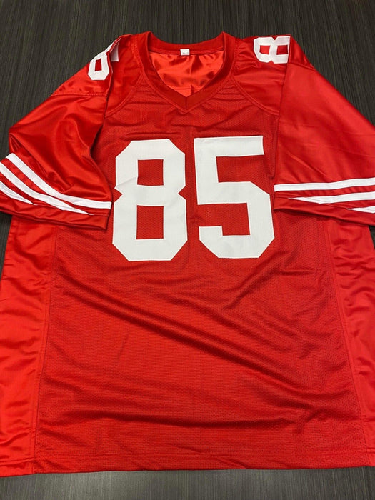 Vernon Davis San Francisco 49ers Autographed Custom Jersey Beckett