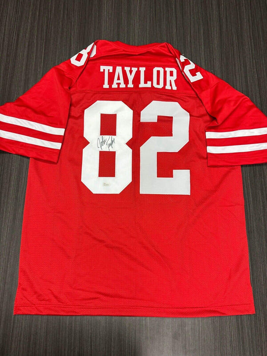 John Taylor San Francisco 49ers Autographed Custom Jersey JSA Inscribed