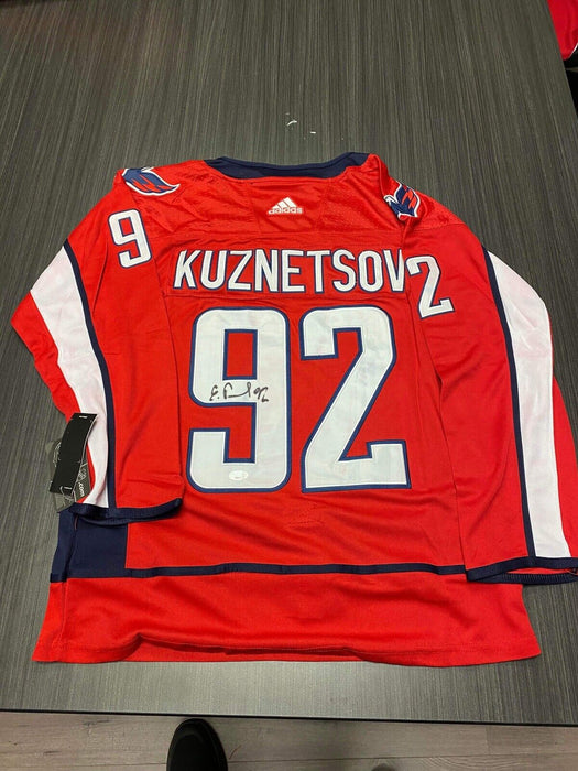 Evgeni Kuznetsov Washington Capitals Autographed Custom Jersey JSA