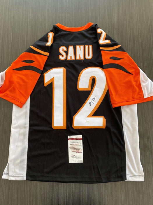 Mohamed Sanu Cincinnati Bengals Autographed Custom Jersey JSA