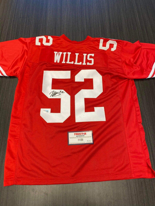 Patrick Willis San Francisco 49ers Autographed Custom Jersey Tristar