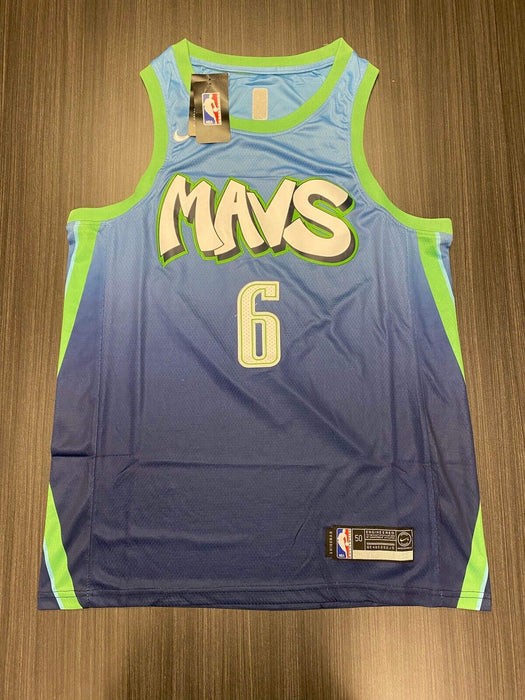 Kristaps Porzingis Dallas Mavericks Autographed Custom Jersey JSA