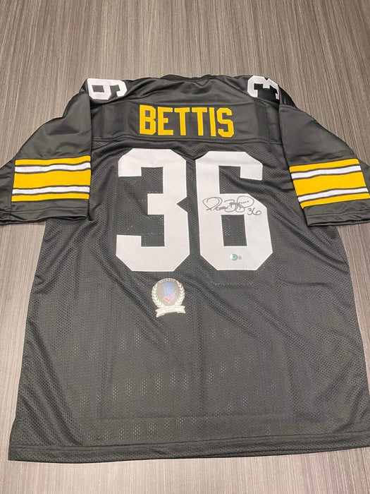 Jerome Bettis Pittsburgh Steelers Autographed Custom Jersey Beckett