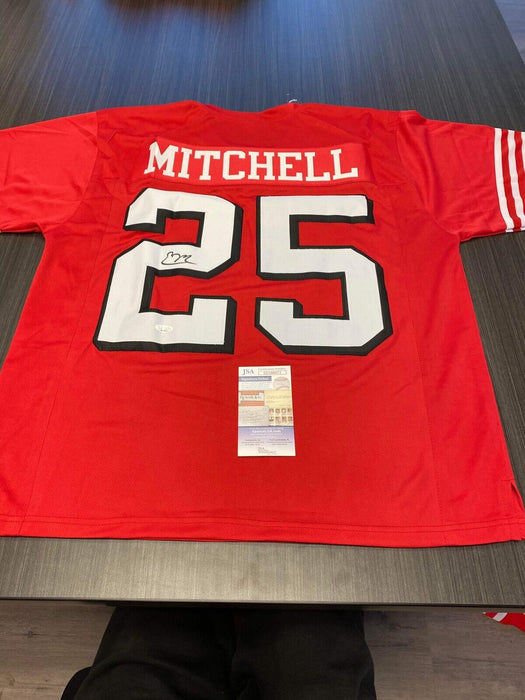 Elijah Mitchell San Francisco 49ers Autographed Custom Jersey JSA